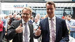 Die Ministerpräsidenten Daniel Günther und Hendrik Wüst